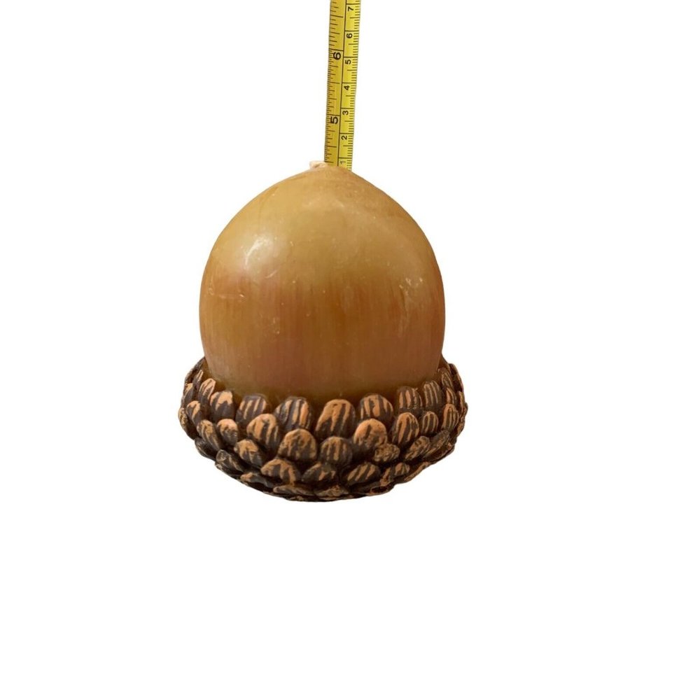 Acorn Shaped Wax Candle 3.75 inches